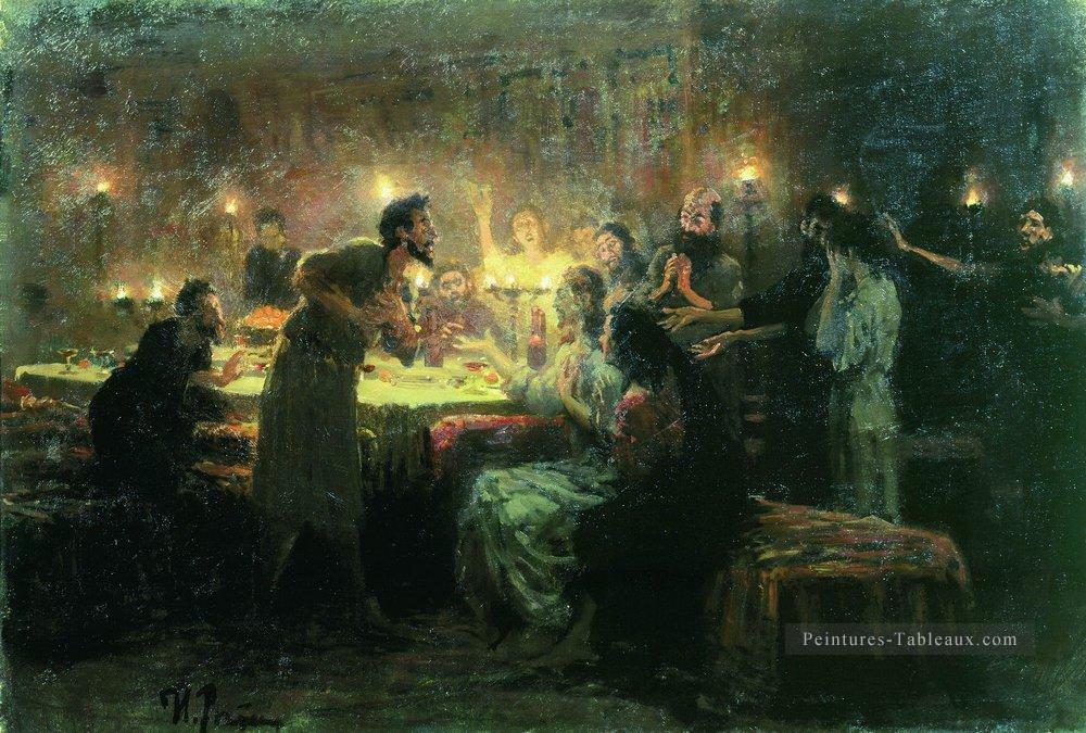 si tout ne pas 1896 Ilya Repin Peintures à l'huile
